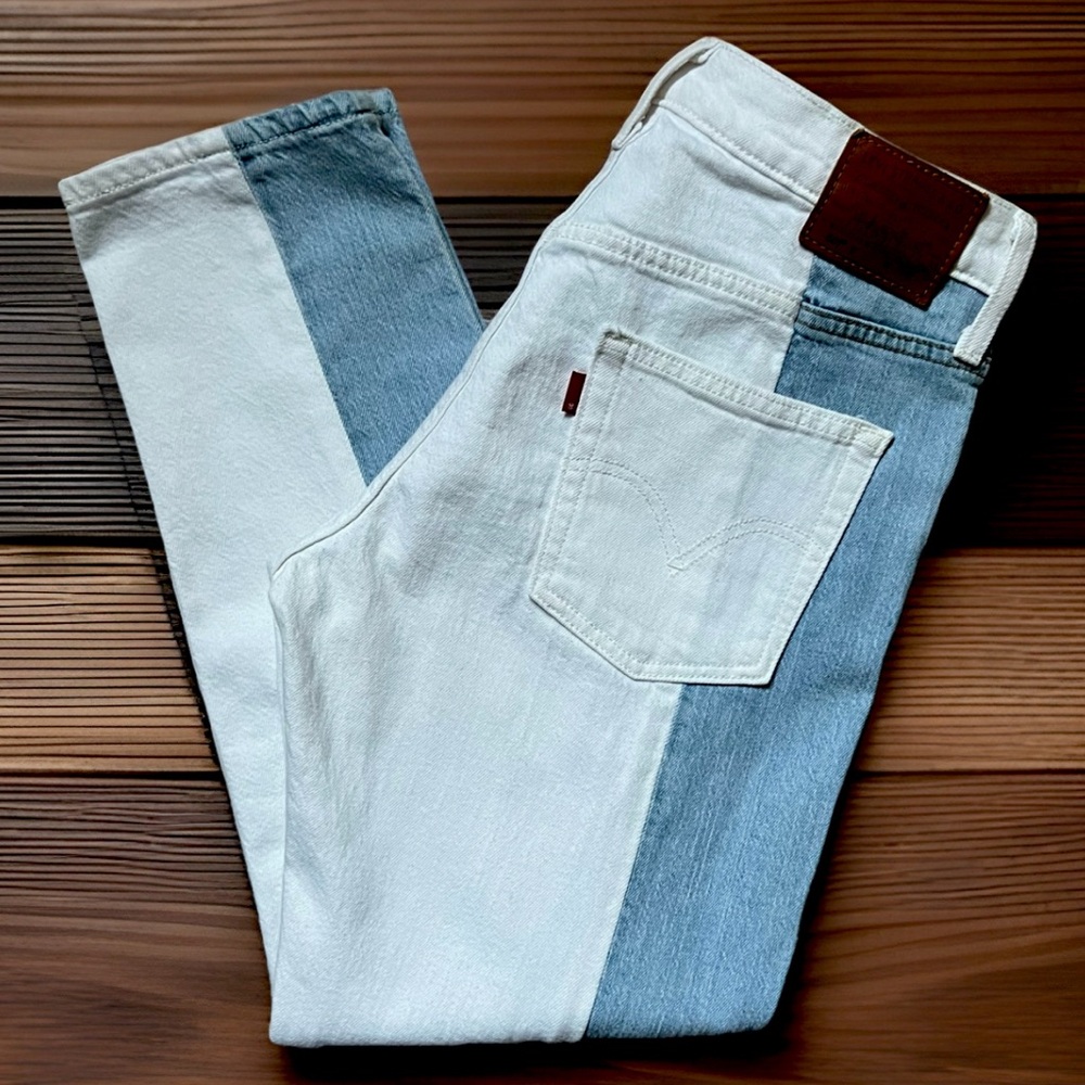 Levi’s 501 T Duo Color / Color Block Jeans Size:27x26 Women’s